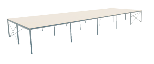 PREMIUM entresolvloer 25x10x3 meter